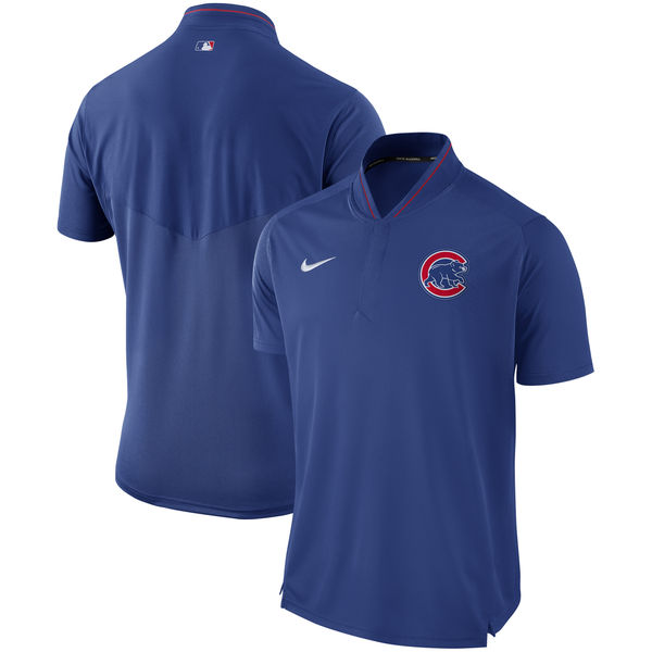 Men's Chicago Cubs Royal Authentic Collection Elite Performance Polo